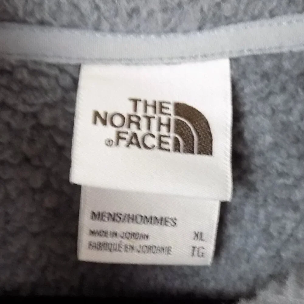 The North Face Men's Sweater Jacket Size XL Heathered Gray Gordon Lyons